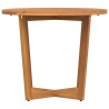Table de jardin ronde Ø90x75 cm en bois massif d'acacia 621683621683