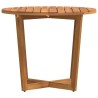Table de jardin ronde Ø90x75 cm en bois massif d'acacia 621683621683
