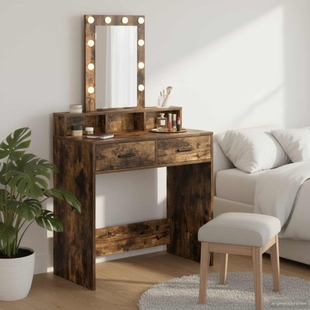 Table de Toilette Marron 79 x 41 x 140 cm Bois d'ingénierie 621685621685