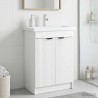 Armoire sous évier de salle de bain Blanc 56 x 37,5 x 81 cm 621687621687
