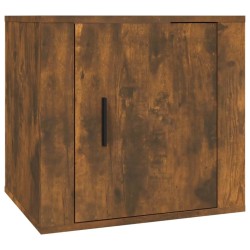 Table de chevet Chêne fumé 50x39x47 cm 621688621688