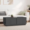 Table basse Gris 110x50x40 cm Bois massif de pin 621692621692