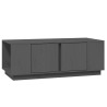Table basse Gris 110x50x40 cm Bois massif de pin 621692621692