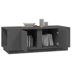 Table basse Gris 110x50x40 cm Bois massif de pin 621692621692