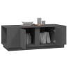 Table basse Gris 110x50x40 cm Bois massif de pin 621692621692