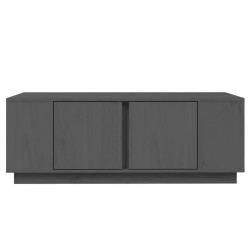 Table basse Gris 110x50x40 cm Bois massif de pin 621692621692