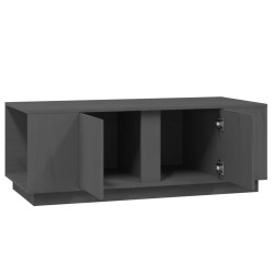 Table basse Gris 110x50x40 cm Bois massif de pin 621692621692