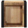 Tables de chevet 2 pcs 40x35x40 cm bois de manguier massif brut 621696621696