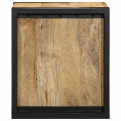 Tables de chevet 2 pcs 40x35x40 cm bois de manguier massif brut 621696621696