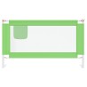Barrière de sécurité de lit d'enfant Vert 140x25 cm Tissu 621697621697