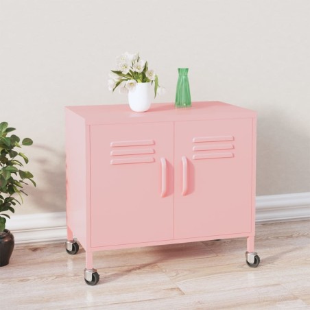 Armoire de rangement Rose 60x35x56 cm Acier 621698621698