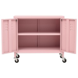 Armoire de rangement Rose 60x35x56 cm Acier 621698621698