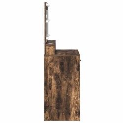 Table de Toilette Chêne fumé 79 x 41 x 135 cm Bois d'ingénierie 621699621699
