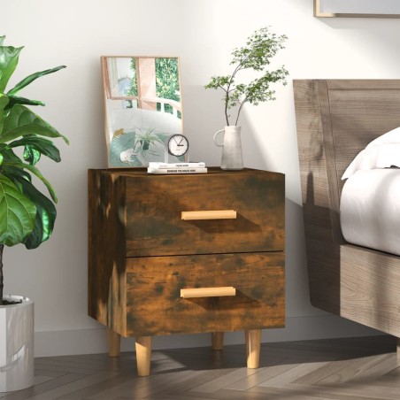 Table de chevet Chêne fumé 40x35x47,5 cm 621701621701