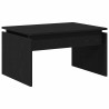Table basse Chêne noir 68 x 50 x 38 cm Bois d'ingénierie 621704621704