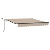 Auvent rétractable Beige 300 x 250 cm Polyester 621706621706