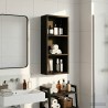 Armoire murale de salle de bain Chêne Noir 30 x 14 x 70 cm 621707621707