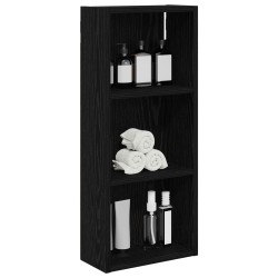Armoire murale de salle de bain Chêne Noir 30 x 14 x 70 cm 621707621707