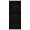 Armoire murale de salle de bain Chêne Noir 30 x 14 x 70 cm 621707621707