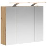 Armoire Miroir de Salle de Bain Chêne artisan 60 x 14,5 x 50 cm 621710621710