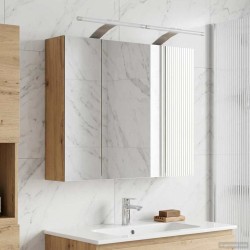 Armoire Miroir de Salle de Bain Chêne artisan 60 x 14,5 x 50 cm 621710621710