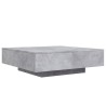 Table basse gris béton 100x100x31 cm bois d'ingénierie 621714621714