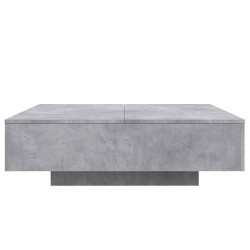 Table basse gris béton 100x100x31 cm bois d'ingénierie 621714621714