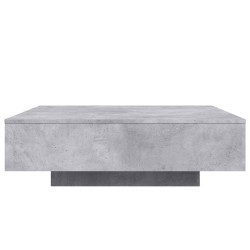 Table basse gris béton 100x100x31 cm bois d'ingénierie 621714621714