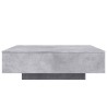 Table basse gris béton 100x100x31 cm bois d'ingénierie 621714621714