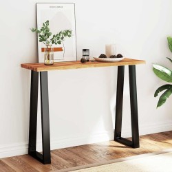 Table console à live edge 110x35x80 cm bois d'acacia solide 621716621716