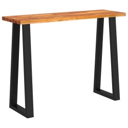 Table console à live edge 110x35x80 cm bois d'acacia solide 621716621716