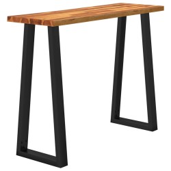 Table console à live edge 110x35x80 cm bois d'acacia solide 621716621716