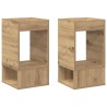 Table d'appoint 2 pc Chêne artisanal 30 x 30 x 56 cm 621717621717