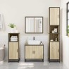 Armoire de salle de bain avec miroir Chêne Sonoma 65 x 20 x 60 cm Bois d'ingénierie 621718621718