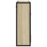 Armoire de salle de bain avec miroir Chêne Sonoma 65 x 20 x 60 cm Bois d'ingénierie 621718621718