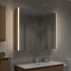 Armoire Miroir de Salle de Bain Chêne artisan 621722621722