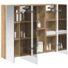 Armoire Miroir de Salle de Bain Chêne artisan 621722621722