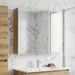 Armoire Miroir de Salle de Bain Chêne artisan 621722621722