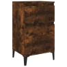 Table de chevet chêne fumé 40x35x70 cm 621724621724