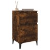 Table de chevet chêne fumé 40x35x70 cm 621724621724