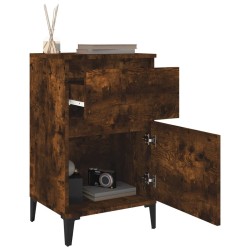 Table de chevet chêne fumé 40x35x70 cm 621724621724