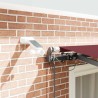 Auvent rétractable automatique avec LED bordeaux 300x250 cm 621725621725