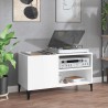 Armoire à disques blanc 84,5x38x48 cm bois d'ingénierie 621732621732
