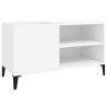 Armoire à disques blanc 84,5x38x48 cm bois d'ingénierie 621732621732