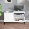 Armoire à disques blanc 84,5x38x48 cm bois d'ingénierie 621732621732