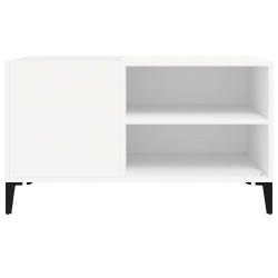 Armoire à disques blanc 84,5x38x48 cm bois d'ingénierie 621732621732