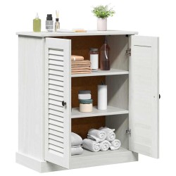 Armoire de salle de bain avec porte VIGO Blanc et Blanc Antique 621733621733