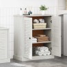 Armoire de salle de bain avec porte VIGO Blanc et Blanc Antique 621733621733