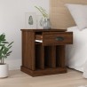 Tables de chevet 2 pcs chêne marron 43x36x50 cm 621737621737