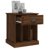 Tables de chevet 2 pcs chêne marron 43x36x50 cm 621737621737